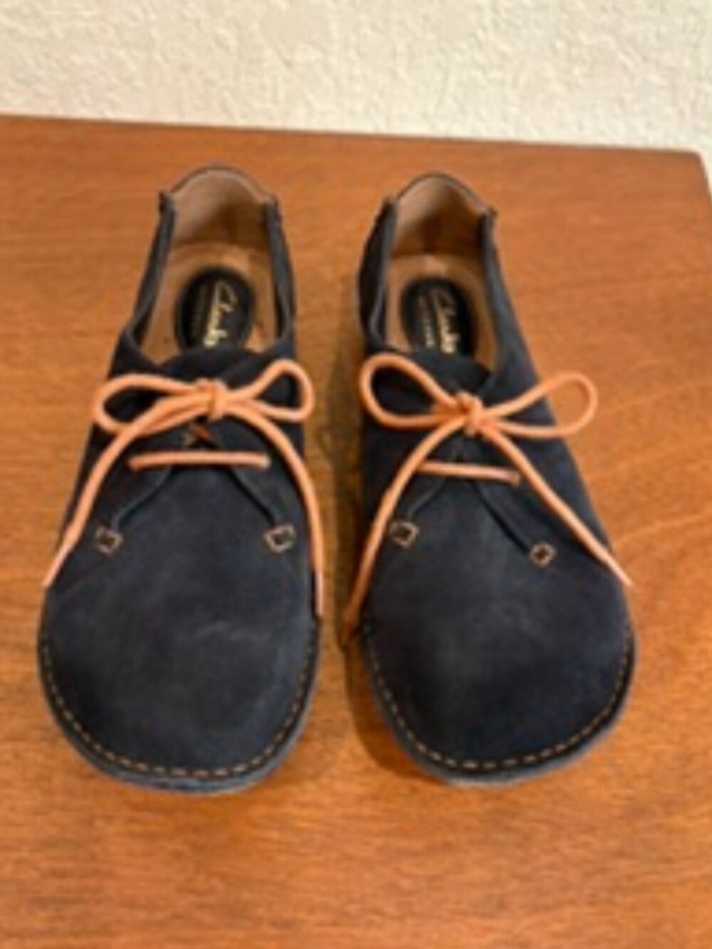 Clarks Artisan Collection Women's Navy Suede Janey Mae Oxford